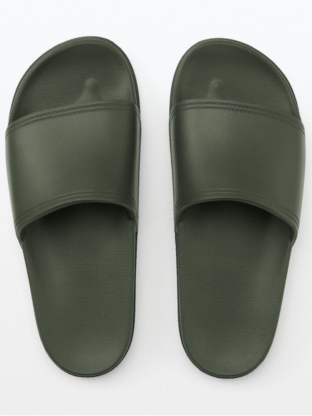 MUJI Unisex Khaki Green Slide Sandals Men’s 8.5-9 or Women’s 9.5-10